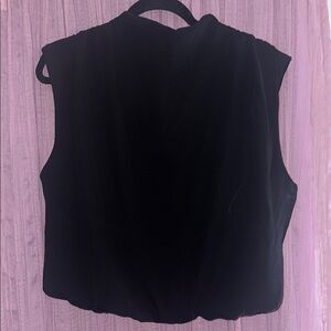 Elegant Black Sleeveless Top